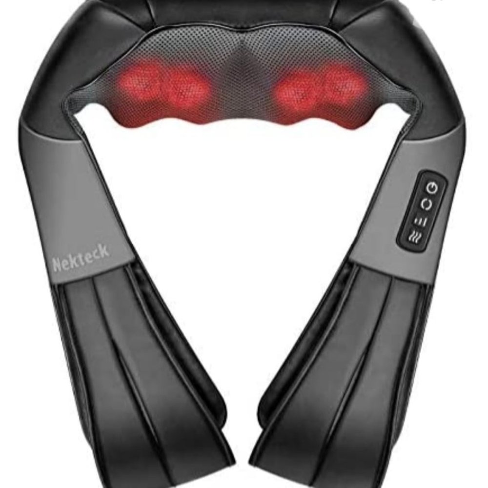 Nekteck Shiatsu Neck and Back Massager with Heat